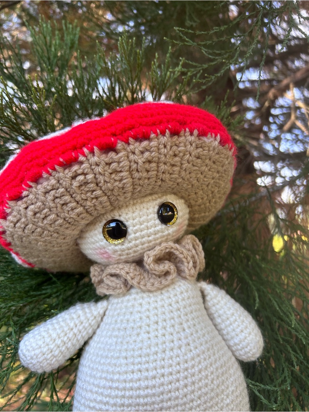 Handmade Mushroom Amigurumi Plush